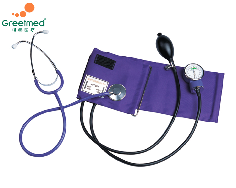 Aneroid Sphygmomanometer with Stethoscope greetmed