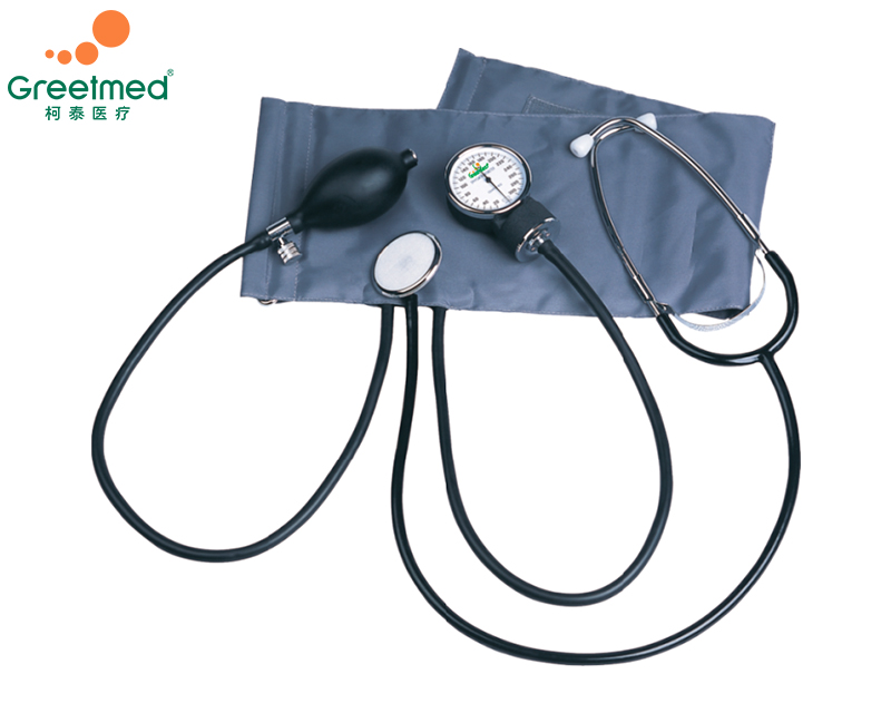 Aneroid Sphygmomanometer with stethoscope greetmed