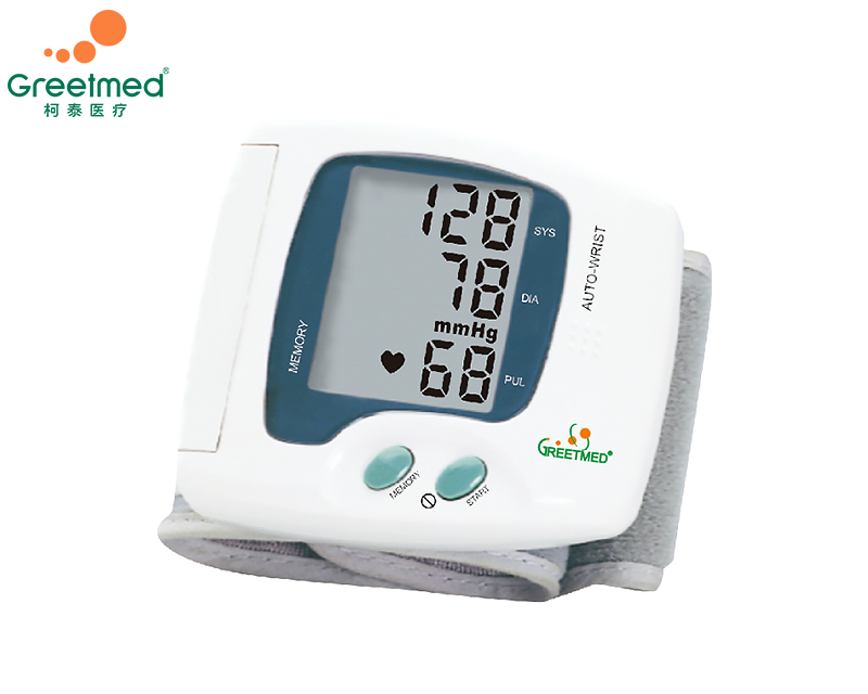 Wrist Type Full Automatic Electronic Blood Pressure Monitor greetmed