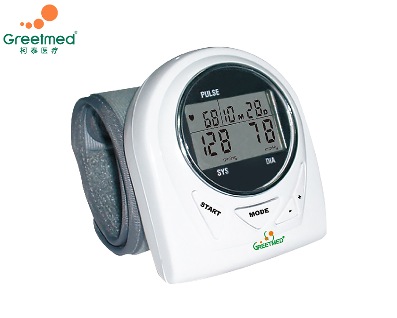 Wrist Type Full Automatic Electronic Blood Pressure Monitor greetmed